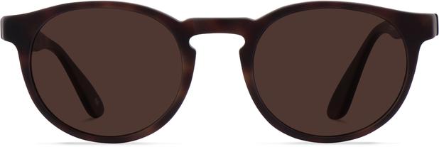 Accessoires Zonnebrillen Ronde zonnebrillen SEEOO Ronde zonnebril bruin-zwart casual uitstraling