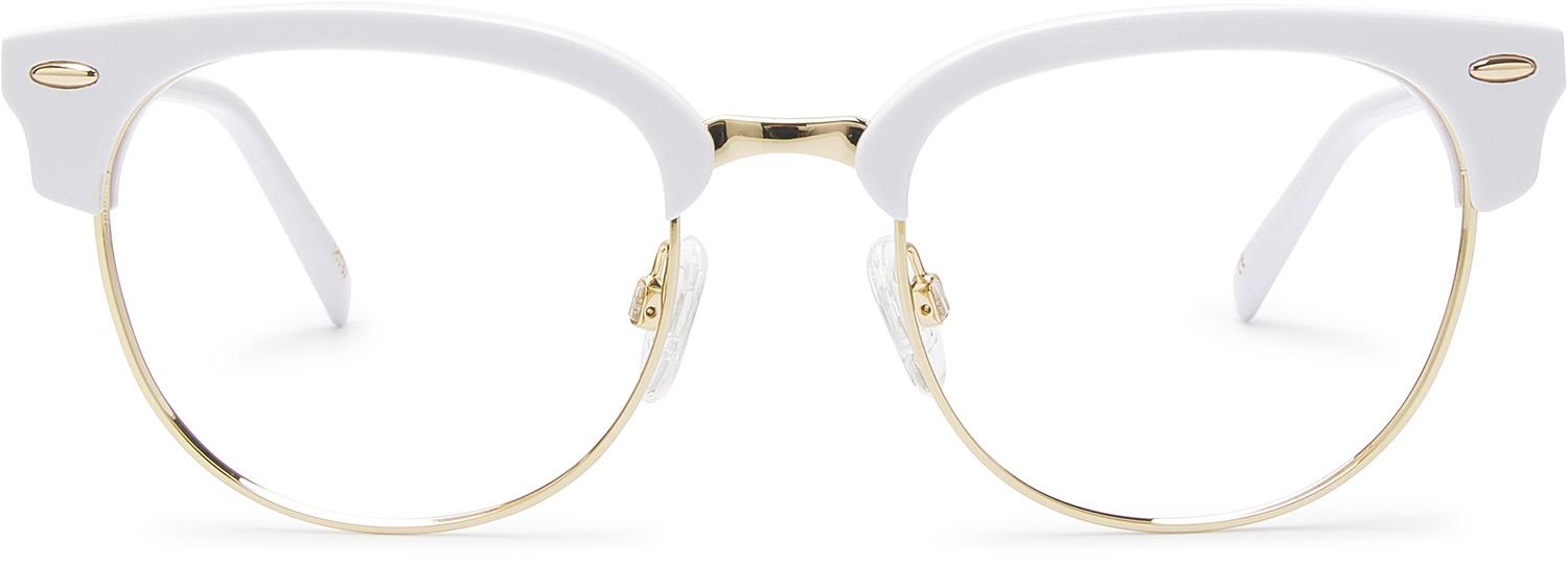 JFK-S | White with Light Gold Metal - 0