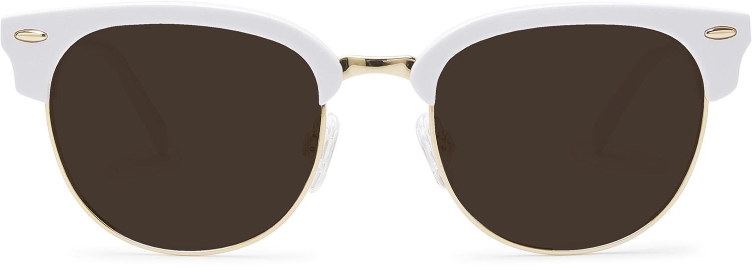 JFK-S | White with Light Gold Metal - 0