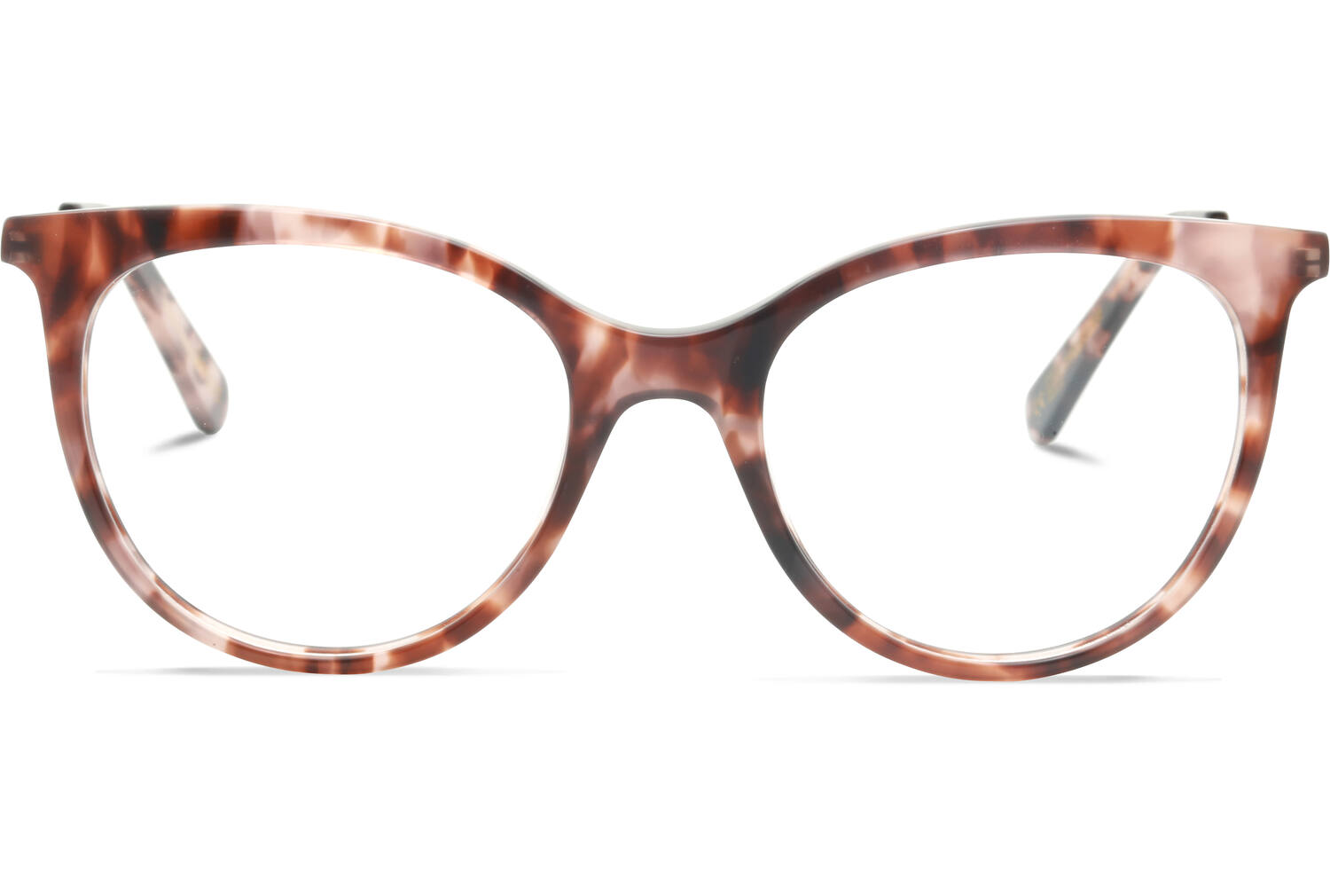 Laura | Rose Tortoise with Light Gold Metal - 0