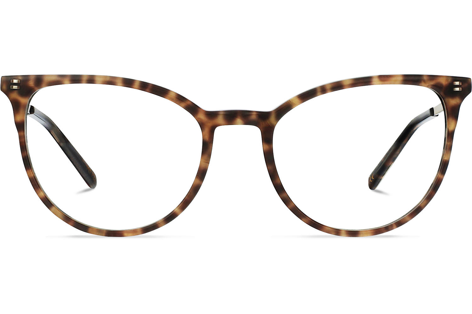 Elise | Leopard Brown with Copper Metal - 0