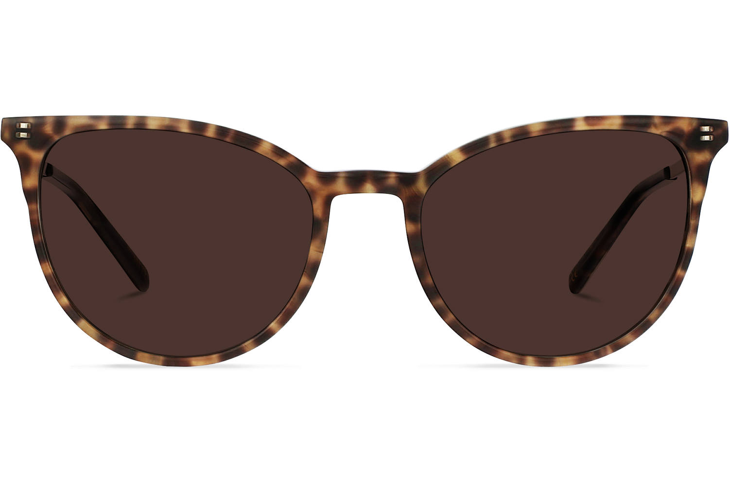 Elise | Leopard Brown with Copper Metal - 0
