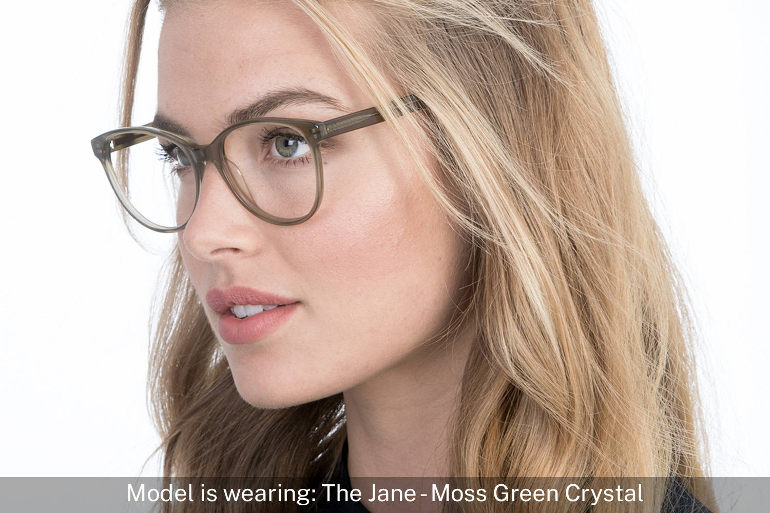 The Jane | Moss Green Crystal - 7