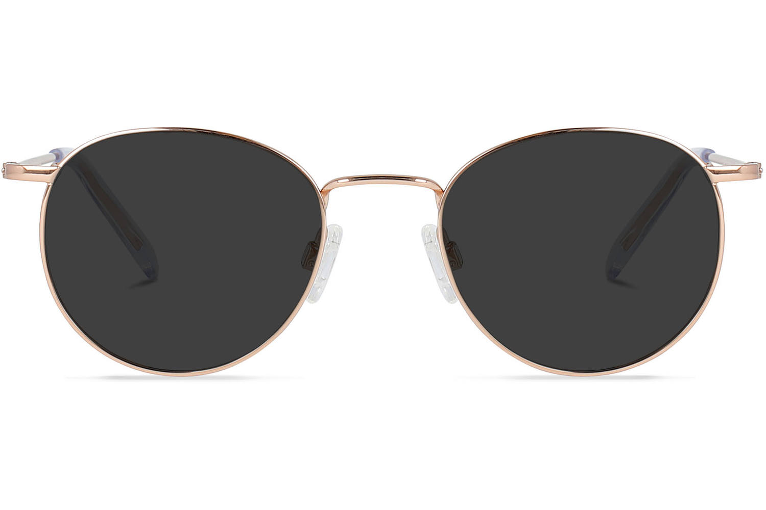 Ronde zonnebril bruin-donkerbruin straat-mode uitstraling Accessoires Zonnebrillen Ronde zonnebrillen 